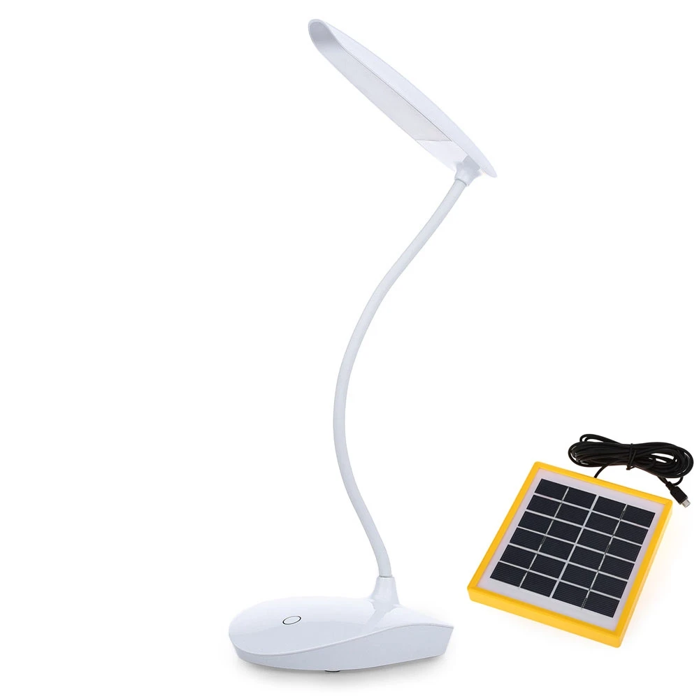 USB Reading Light 6W 30 LEDs Solar Powered LED Desk Lamp Adjustable Touch Sensor Dimmer Rechargeable Lampen Tabel Lamp
USB Reading Light 6W 30 LEDs Solar Powered LED Desk Lamp Adjustable Touch Sensor Dimmer Rechargeable Lampen Tabel Lamp