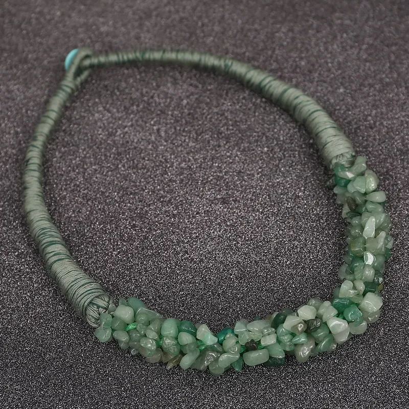 Vintage Trendy Semi-precious Stone Chokers Necklaces Green Natural Stone Necklace Bib Statement Necklaces For Women
Vintage Trendy Semi-precious Stone Chokers Necklaces Green Natural Stone Necklace Bib Statement Necklaces For Women
