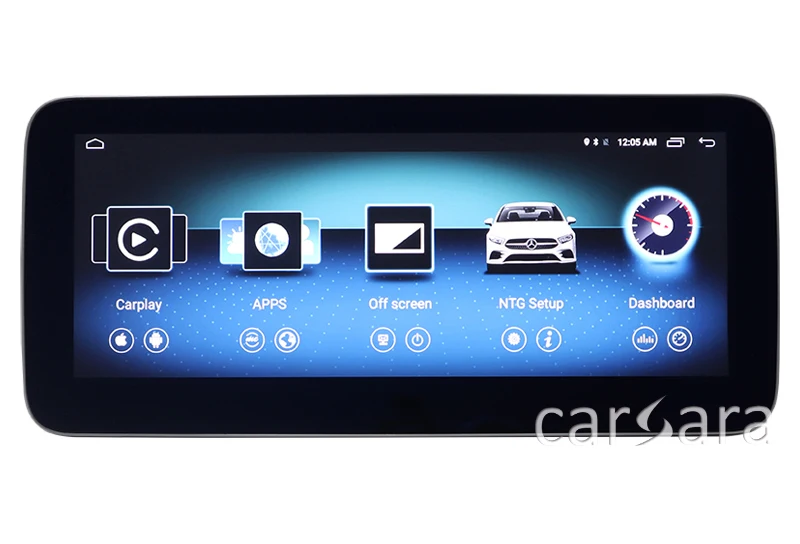benz round corner HD screen front 1