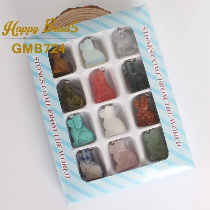 Wholesale 12pcs Multi-Style Boxed Dog Shaped Charm Natural Stone Charms Pendants For Jewelry Making Necklace Choker Diy 16*24mm
Wholesale 12pcs Multi-Style Boxed Dog Shaped Charm Natural Stone Charms Pendants For Jewelry Making Necklace Choker Diy 16*24mm