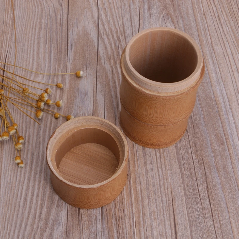 1Pc Natural Bamboo Tube Tea Box Airtight Small Container Spice Storage Jar with Lid
1Pc Natural Bamboo Tube Tea Box Airtight Small Container Spice Storage Jar with Lid
