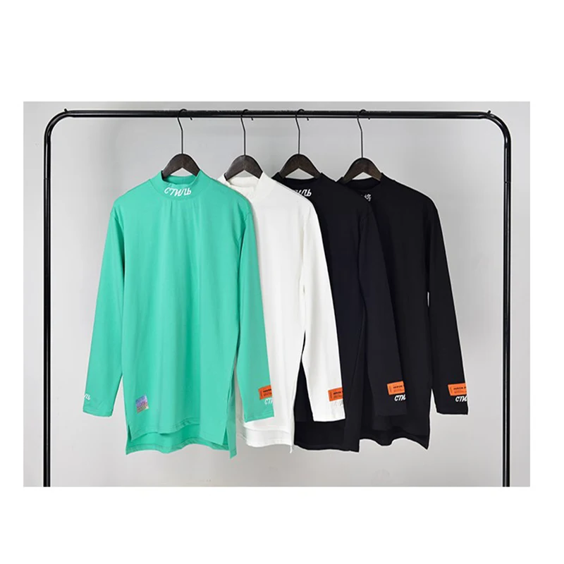 19SS Heron Preston 4 Styles Long Sleeve T-Shirts Men Fashion Heron Preston Letter Embroidery T-Shirt HipHop HP Green White Black
19SS Heron Preston 4 Styles Long Sleeve T-Shirts Men Fashion Heron Preston Letter Embroidery T-Shirt HipHop HP Green White Black