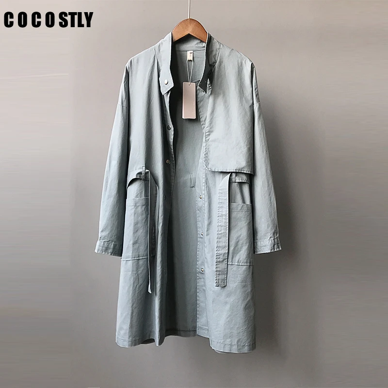 Autumn BF Harajuku Style Windbreaker Coat Female Long Trench Coat For Women Students Wild Loose Tooling Trench Coats
Autumn BF Harajuku Style Windbreaker Coat Female Long Trench Coat For Women Students Wild Loose Tooling Trench Coats