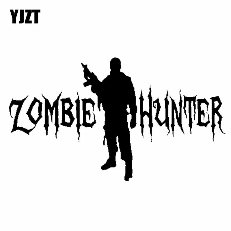 YJZT 9.9CM*17.2CM ZOMBIE HUNTER WARRIOR Quality Vinyl Decal Black Silver Car Sticker C13-000700
YJZT 9.9CM*17.2CM ZOMBIE HUNTER WARRIOR Quality Vinyl Decal Black Silver Car Sticker C13-000700