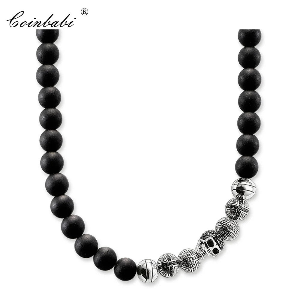 Necklace Skull Obsidian Trendy Gift For Women & Men, Europe Style Soul Jewelry 925 Sterling Silver Fashion Jewelry Wholesale
Necklace Skull Obsidian Trendy Gift For Women & Men, Europe Style Soul Jewelry 925 Sterling Silver Fashion Jewelry Wholesale