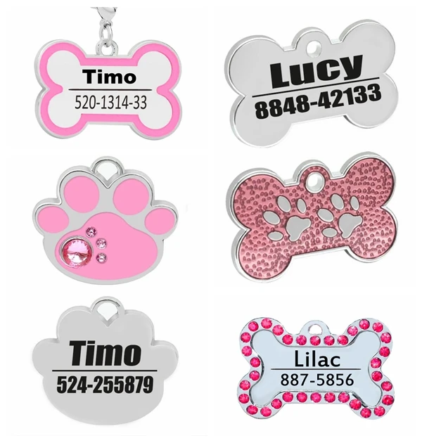 Personalized Dog ID Tag Engraved Pet Name Tags Collar Customized Name and Phone Plate Dog Cats Kitten Accessories
Personalized Dog ID Tag Engraved Pet Name Tags Collar Customized Name and Phone Plate Dog Cats Kitten Accessories