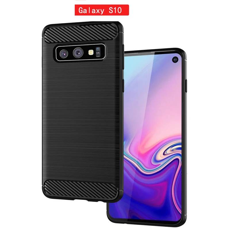 Carbon fiber silicone mobile phone case for Samsung S10/S10E TPU ultra-thin brushed mobile phone case for Galaxy S10 Plus
Carbon fiber silicone mobile phone case for Samsung S10/S10E TPU ultra-thin brushed mobile phone case for Galaxy S10 Plus