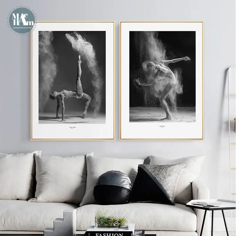 Nordic Black White figures wall art Canvas Painting posters Prints Ballet dancer wall picture for Living Room Morden Home Decor
Nordic Black White figures wall art Canvas Painting posters Prints Ballet dancer wall picture for Living Room Morden Home Decor