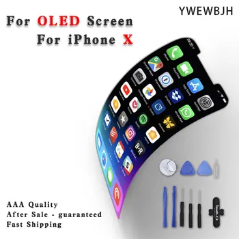 Grade AAA For i Phone X LCD Display AMOLED OEM Touch Screen With Digitizer Replacement Assembly Parts Black
Grade AAA For i Phone X LCD Display AMOLED OEM Touch Screen With Digitizer Replacement Assembly Parts Black