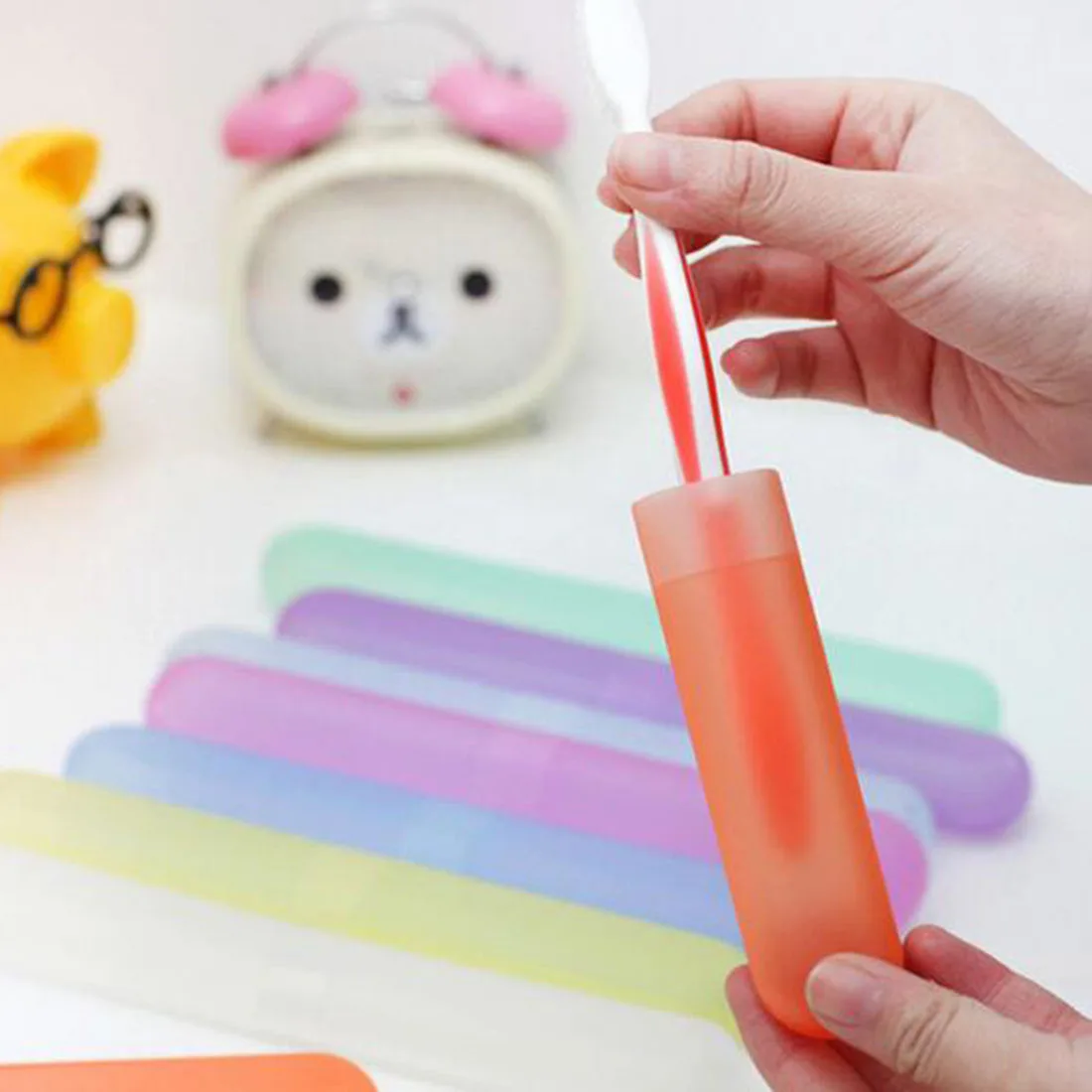 Cute Portable Toothbrushes Cover Holder Travel Hiking Camping Toothbrush Case Protective Caps Health Tooth Brushes Protector
Cute Portable Toothbrushes Cover Holder Travel Hiking Camping Toothbrush Case Protective Caps Health Tooth Brushes Protector