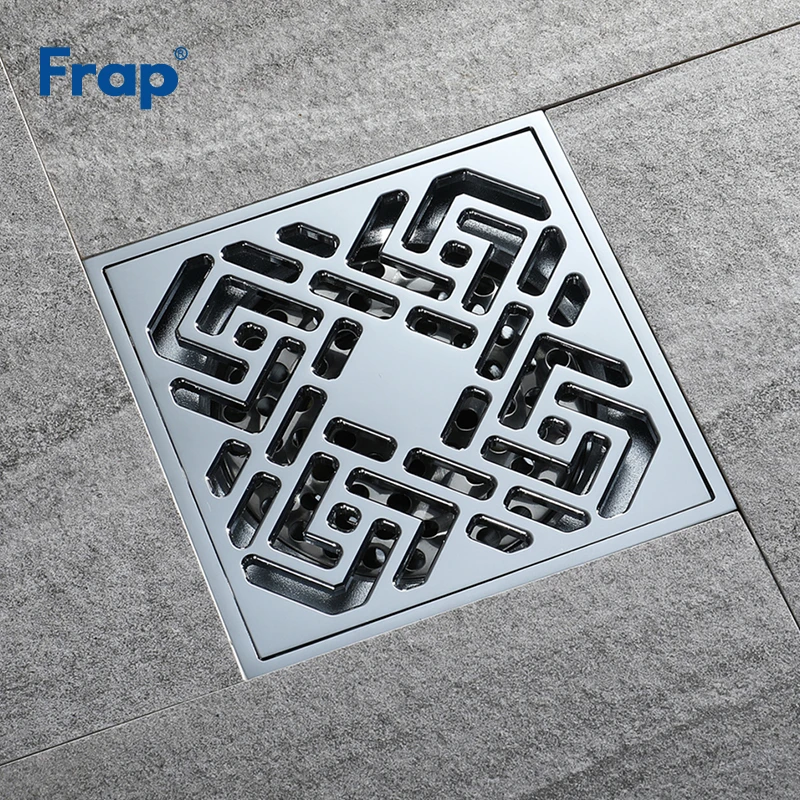 Frap Bathroom Floor Drain Shower Brass Floor Drains Bath Toilet Kitchen Water Anti-Odor Square 10cm Floor Drain Hardware Y38109
Frap Bathroom Floor Drain Shower Brass Floor Drains Bath Toilet Kitchen Water Anti-Odor Square 10cm Floor Drain Hardware Y38109