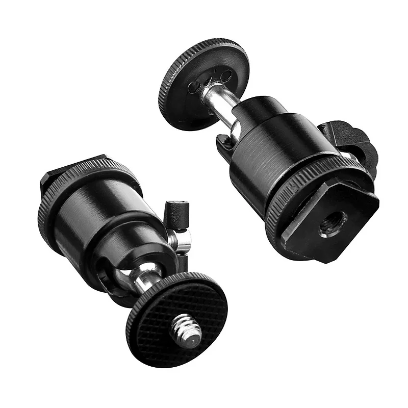 DOITOP Rotating 360 Degree Camera Tripod Mini Ballhead Ball Head Hot Shoe Adapter to 1/4 Screw Mount DSLR Accessories
DOITOP Rotating 360 Degree Camera Tripod Mini Ballhead Ball Head Hot Shoe Adapter to 1/4 Screw Mount DSLR Accessories