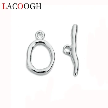 5pcs/lot Silver Color End Fastener Clasps Irregular OT Shape Clasps for Bracelets Copper Connectors DIY Necklace Jewelry Making
5pcs/lot Silver Color End Fastener Clasps Irregular OT Shape Clasps for Bracelets Copper Connectors DIY Necklace Jewelry Making