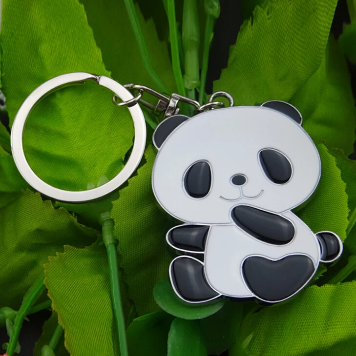 Брелок Панда новый милый металлический брелок для сумки автомобиля туризм