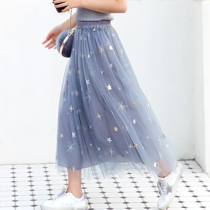 Tulle Skirt Women'S 2019 Korean Version Of The High Waist Mesh In The Long Paragraph Embroidery Women Skirt Faldas Largas Mujer
Tulle Skirt Women'S 2019 Korean Version Of The High Waist Mesh In The Long Paragraph Embroidery Women Skirt Faldas Largas Mujer