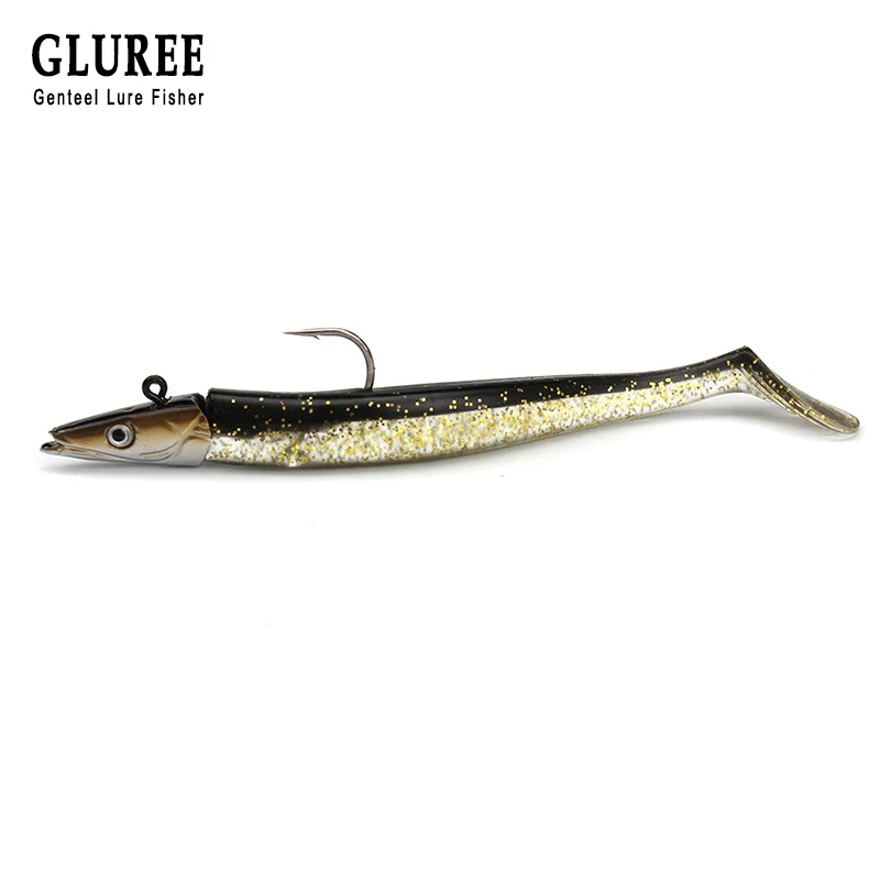 GLUREE 16g Lead Head Fishing Lures Double Color Soft Bait Artificial Bait Fake Bait Sea Fishing Tackle Single Hook 4 Color
GLUREE 16g Lead Head Fishing Lures Double Color Soft Bait Artificial Bait Fake Bait Sea Fishing Tackle Single Hook 4 Color