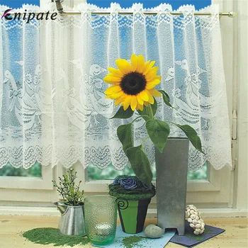 Enipate Embroidery European White Lace Sheer Curtains Valance Window Tulle Curtains Coffee Door Curtain Bedroom Roman Blinds
Enipate Embroidery European White Lace Sheer Curtains Valance Window Tulle Curtains Coffee Door Curtain Bedroom Roman Blinds