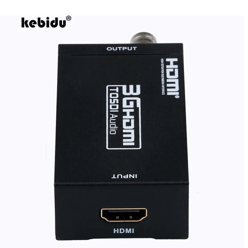 kebidu Wholesale Mini HD 3G SDI Box Converter Adapter Support HD-SDI / 3G-SDI Signals Showing kebidu Wholesale Mini HD 3G SDI Box Converter Adapter Support HD-SDI / 3G-SDI Signals Showing