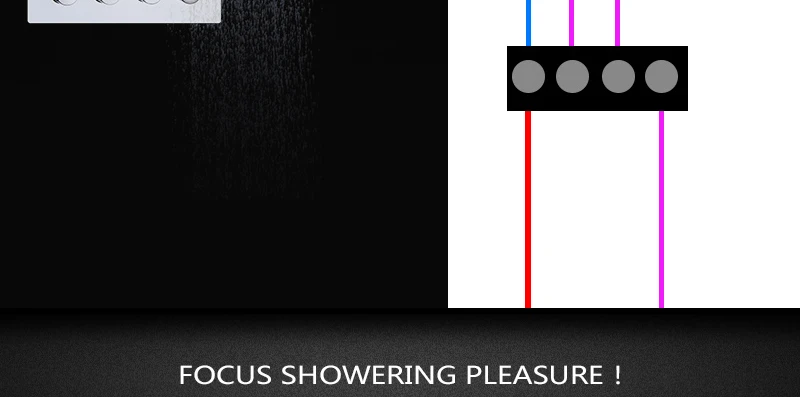 hm Faucets Accessories Contemporary Brass Chrome Thermostatic Shower Valve 3 Way Bathtub faucet Diverter Thermostat Mixer (7)