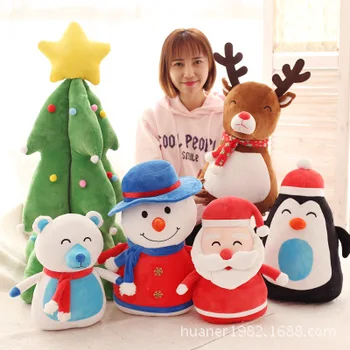 34cm Cute Santa Claus doll snowman elk cushion plush toy Christmas theme toys Stuffed doll Christmas gift for kids
34cm Cute Santa Claus doll snowman elk cushion plush toy Christmas theme toys Stuffed doll Christmas gift for kids