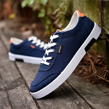 2019 new Spring Autumn Men Vulcanized Lace-Up Men's Canvas Sneakers Shoes Man Buckle Casual Fashion Leather Shoes Mens Flats
2019 new Spring Autumn Men Vulcanized Lace-Up Men's Canvas Sneakers Shoes Man Buckle Casual Fashion Leather Shoes Mens Flats