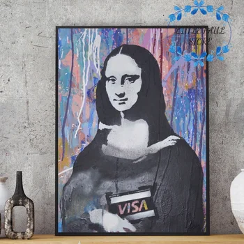 Funny Mona Lisa Abstract Art Canvas Poster Wall Picture for Living Room No Frame
Funny Mona Lisa Abstract Art Canvas Poster Wall Picture for Living Room No Frame