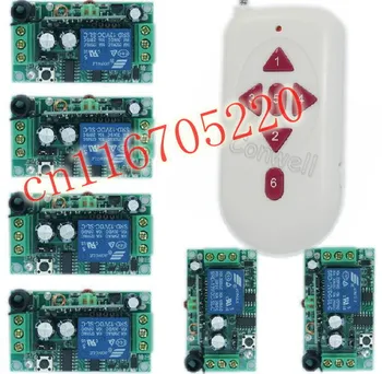 DC 12V 1CH RF Wireless Remote Control Switch System 6 Receivers&Transmitter M4/ T4 adjusted Learning Code Gateway Access System
DC 12V 1CH RF Wireless Remote Control Switch System 6 Receivers&Transmitter M4/ T4 adjusted Learning Code Gateway Access System
