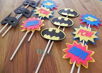 12pcs Die Cut Batman Logo Cupcake Toppers - superhero batman comic birthday party decorations wedding
12pcs Die Cut Batman Logo Cupcake Toppers - superhero batman comic birthday party decorations wedding