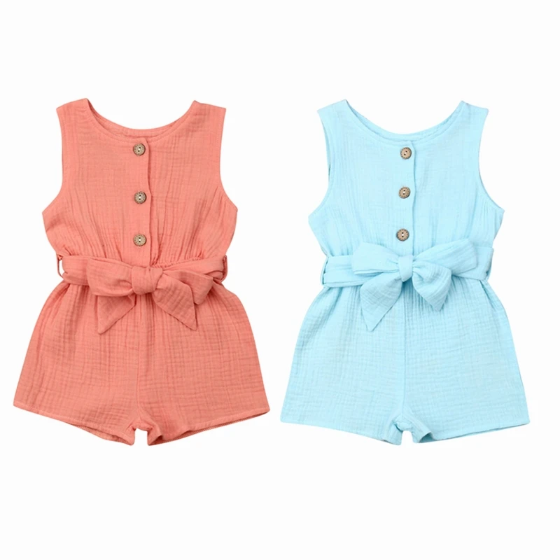 2019 Newborn Infant Toddler Baby Girl Rompers Cotton Solid Blue Summer Sleeveless O-Neck Button Costume Clothing Jumpsuit
2019 Newborn Infant Toddler Baby Girl Rompers Cotton Solid Blue Summer Sleeveless O-Neck Button Costume Clothing Jumpsuit