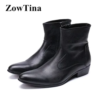 Handmade Men Military Boots Black Genuine Leather Work Desert Booties Shoes Big Size 46 Winter Combat Boot Shoes Flats Botas
Handmade Men Military Boots Black Genuine Leather Work Desert Booties Shoes Big Size 46 Winter Combat Boot Shoes Flats Botas