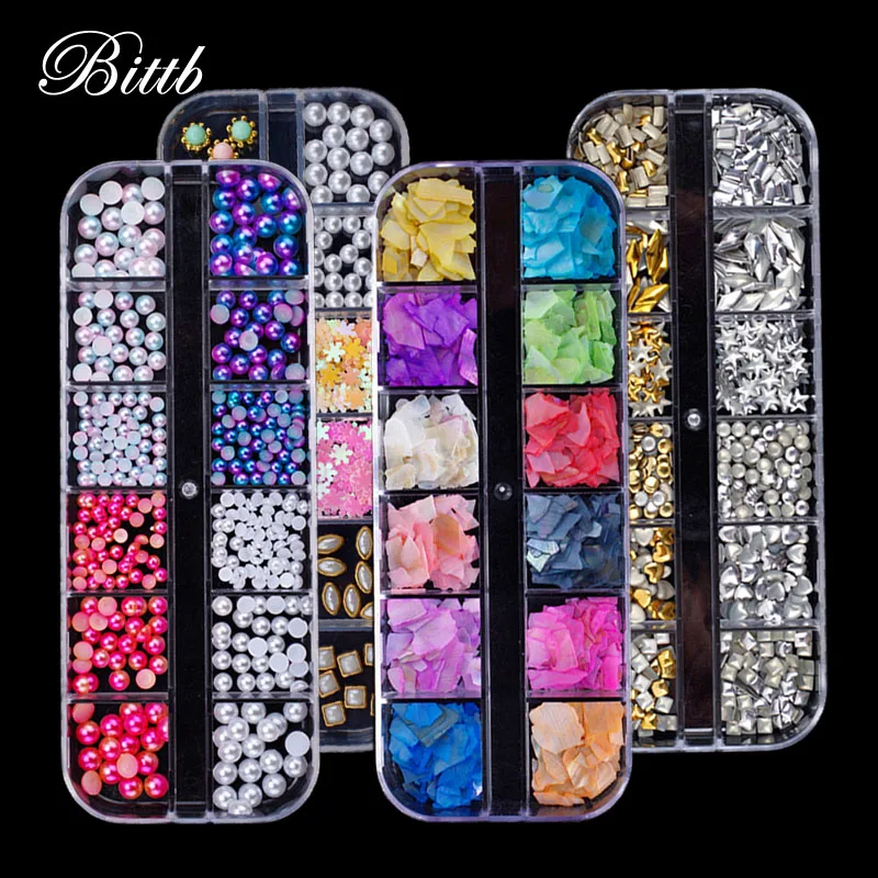 Bittb Nail Art Decorations Rhinestones Sequins Studs Pearls Beads Strass Manicure Jewelry Accessories For Nail Design Gel Polish
Bittb Nail Art Decorations Rhinestones Sequins Studs Pearls Beads Strass Manicure Jewelry Accessories For Nail Design Gel Polish