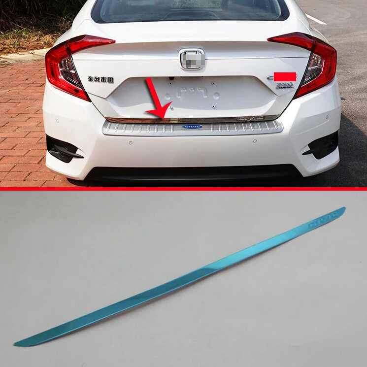 Stainless Steel Rear Trunk Lid below Cover Trim For Honda Civic 2016 2017 Car Accessories Stickers
Stainless Steel Rear Trunk Lid below Cover Trim For Honda Civic 2016 2017 Car Accessories Stickers