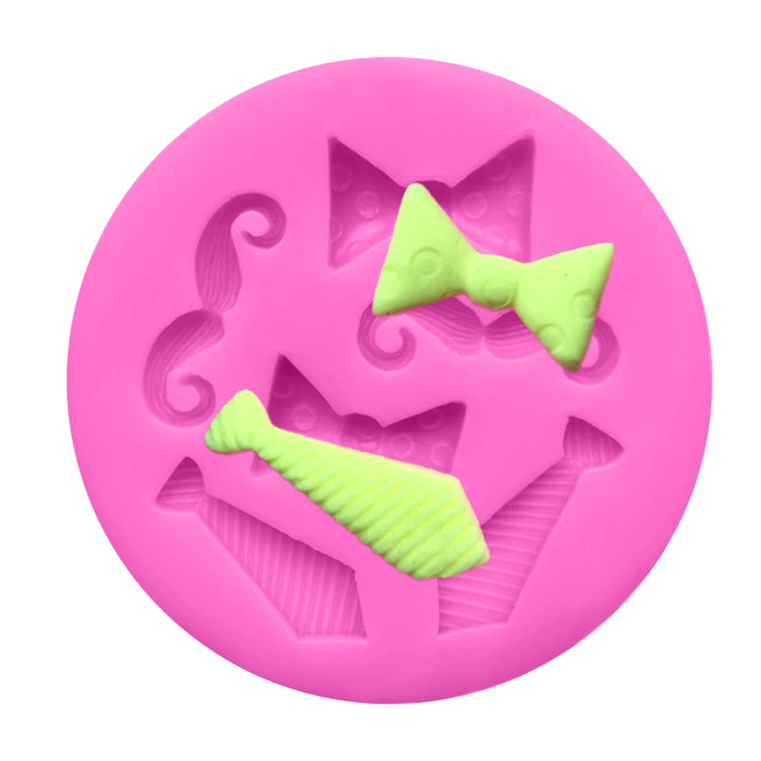 Mini Men's Tie Bow Beard Fashion Accessories Candy Chocolate Clay Silicone Mold Fondant Cake Decoration Tools
Mini Men's Tie Bow Beard Fashion Accessories Candy Chocolate Clay Silicone Mold Fondant Cake Decoration Tools