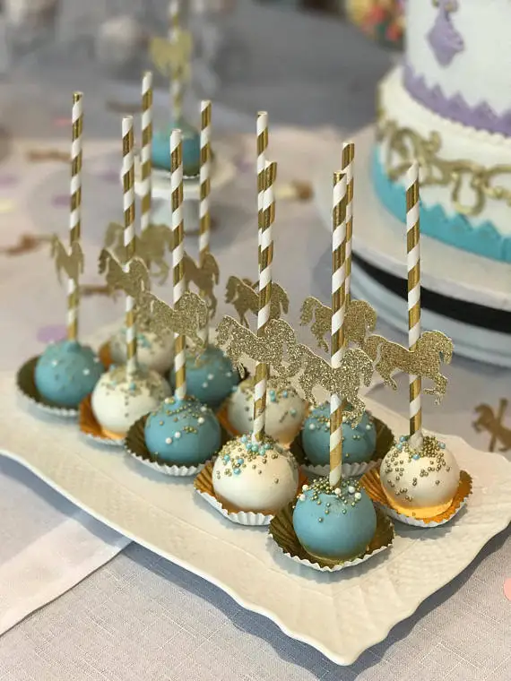 glitter Cake Pop carousel horses gender reveal carnival birthday cupcake toppers baptism Christening party doughnut picks
glitter Cake Pop carousel horses gender reveal carnival birthday cupcake toppers baptism Christening party doughnut picks