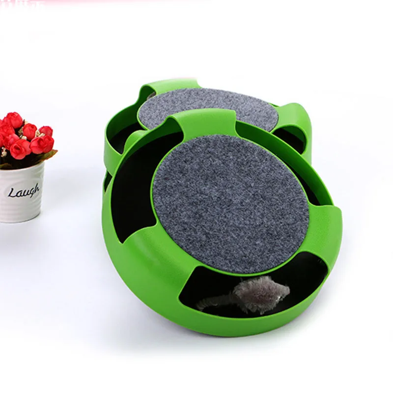 Cat Kitten Entertainment Disc Play Board Toy Catch Mouse Moving Scratching Claw Care HFing
Cat Kitten Entertainment Disc Play Board Toy Catch Mouse Moving Scratching Claw Care HFing