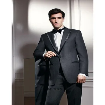 2018 Tailor Made Black Edge Jacket Wedding Suits For Men one Button Groom Tuxedo Groom mens Suit smoking Clothes(Jacket+pants)
2018 Tailor Made Black Edge Jacket Wedding Suits For Men one Button Groom Tuxedo Groom mens Suit smoking Clothes(Jacket+pants)