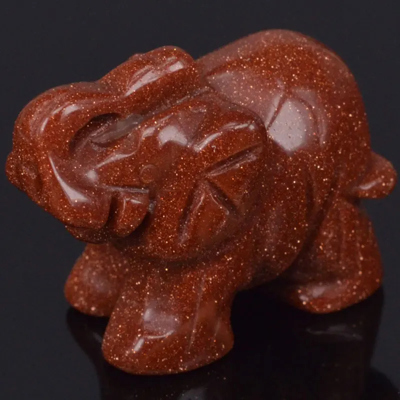 1.5" Red Goldstone Sand Elephant Carved Figurine Stone Chakra Healing Reiki Stone Feng Shui Crafts
1.5" Red Goldstone Sand Elephant Carved Figurine Stone Chakra Healing Reiki Stone Feng Shui Crafts