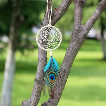 Car Pendant Peacock Feather Dream Catcher Hand Made Art Craft Ornament Auto Rearview Mirror Hanging Decoration Accessories Gift
Car Pendant Peacock Feather Dream Catcher Hand Made Art Craft Ornament Auto Rearview Mirror Hanging Decoration Accessories Gift