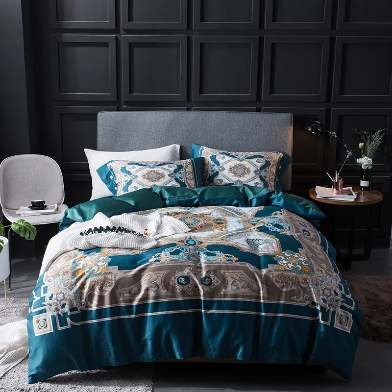 Luxury Egypt Cotton Printed Palace Bedding Set High-quality Silky Duvet Cover bed Sheet pillowcases Queen King Size 4pcs
Luxury Egypt Cotton Printed Palace Bedding Set High-quality Silky Duvet Cover bed Sheet pillowcases Queen King Size 4pcs