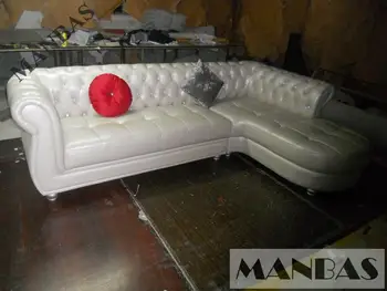 European Style Living Room Furniture Top Genuine Leather sofa chesterfield L shape Living Room Sofa SF371 stock silver color
European Style Living Room Furniture Top Genuine Leather sofa chesterfield L shape Living Room Sofa SF371 stock silver color