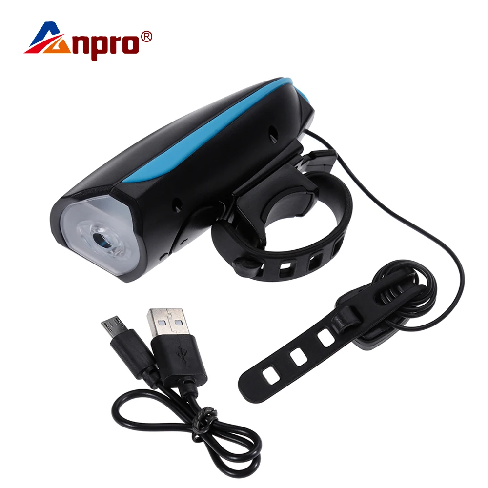 Anpro Bicycle Bell USB Charging Flashlight Bike Horn Light Headlight Cycling Multifunction Ultra Bright Electric 120db Horn Bell
Anpro Bicycle Bell USB Charging Flashlight Bike Horn Light Headlight Cycling Multifunction Ultra Bright Electric 120db Horn Bell