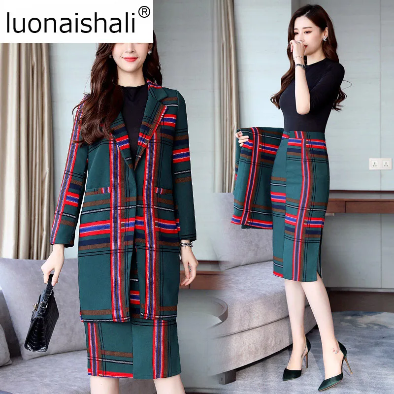 Western style Celebrities Fashion Women Suit 2018 Autumn long sleeve 2 Piece Set High Quality Brand Skirt Suits Female
Western style Celebrities Fashion Women Suit 2018 Autumn long sleeve 2 Piece Set High Quality Brand Skirt Suits Female
