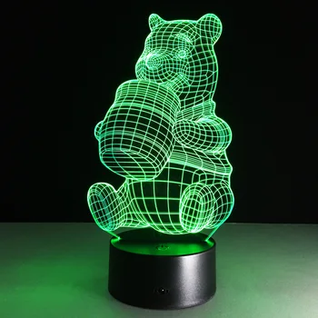 Pooh 7 Color 3D Light Touch Switch Acrylic Light LED Stereo Light New Sight Night Light 179
Pooh 7 Color 3D Light Touch Switch Acrylic Light LED Stereo Light New Sight Night Light 179