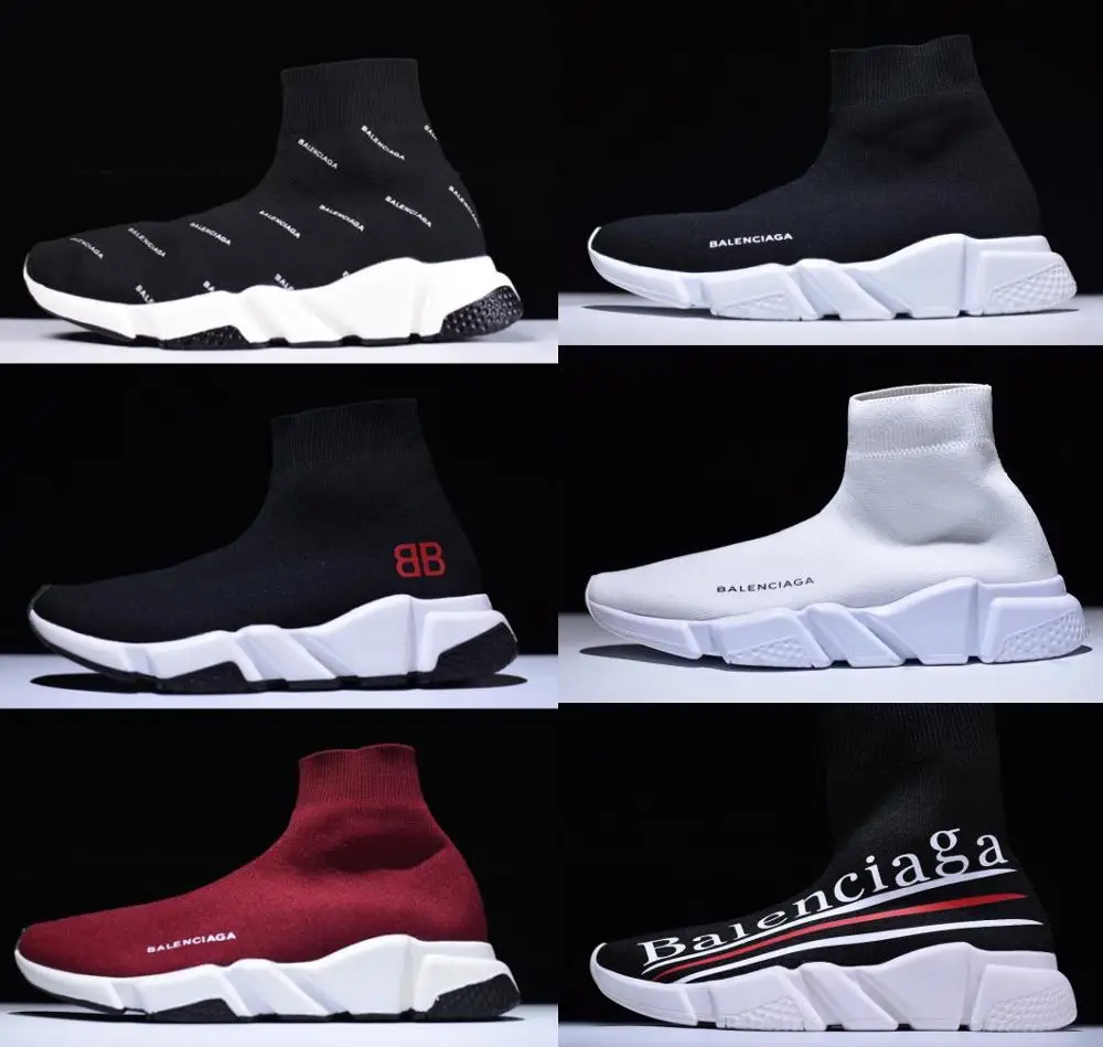 

New HOTSALE Balenciaca Sock Shoes Speed Trainer Running Shoes 2018 Race Runners Shoes men and women Sports Shoes women