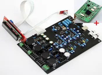 

amplifier USB DAC AK4490EQ double soft control board with XMOS U8 card 24BIT/192K support DOP DSD