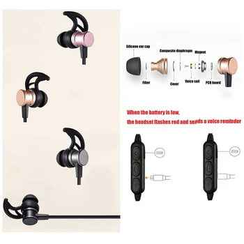 10PCS qijiagu New arrival Wireless Bluetooth earphones Magnetic universal Sports Music In-ear Bass Headphones
10PCS qijiagu New arrival Wireless Bluetooth earphones Magnetic universal Sports Music In-ear Bass Headphones