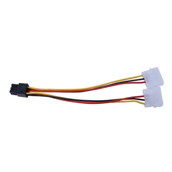 10Pcs Dual Molex 4-Pin To One PCI-E 6-Pin Power Connector Y Adapter Cable - L059 New hot
10Pcs Dual Molex 4-Pin To One PCI-E 6-Pin Power Connector Y Adapter Cable - L059 New hot