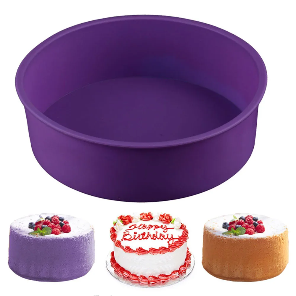 6/8/9 Inches Silicone Molds Baking Dish Mold Cake Decorating Tools Round for Kitchen Mousse Cakes Make Moulds Pan
6/8/9 Inches Silicone Molds Baking Dish Mold Cake Decorating Tools Round for Kitchen Mousse Cakes Make Moulds Pan