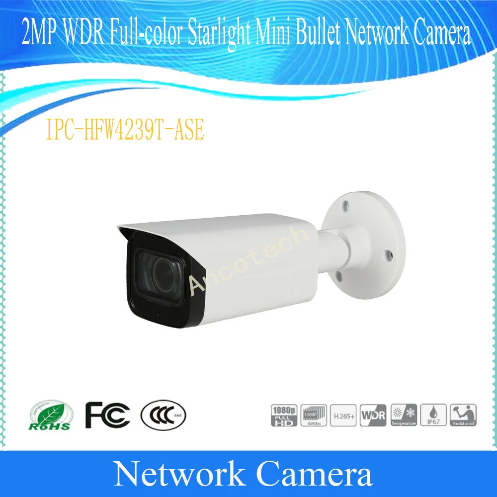 Free Shipping DAHUA Serveillance IP Camera 2MP WDR Full-color Starlight Mini Bullet Network Camera DH-IPC-HFW4239T-ASE
Free Shipping DAHUA Serveillance IP Camera 2MP WDR Full-color Starlight Mini Bullet Network Camera DH-IPC-HFW4239T-ASE