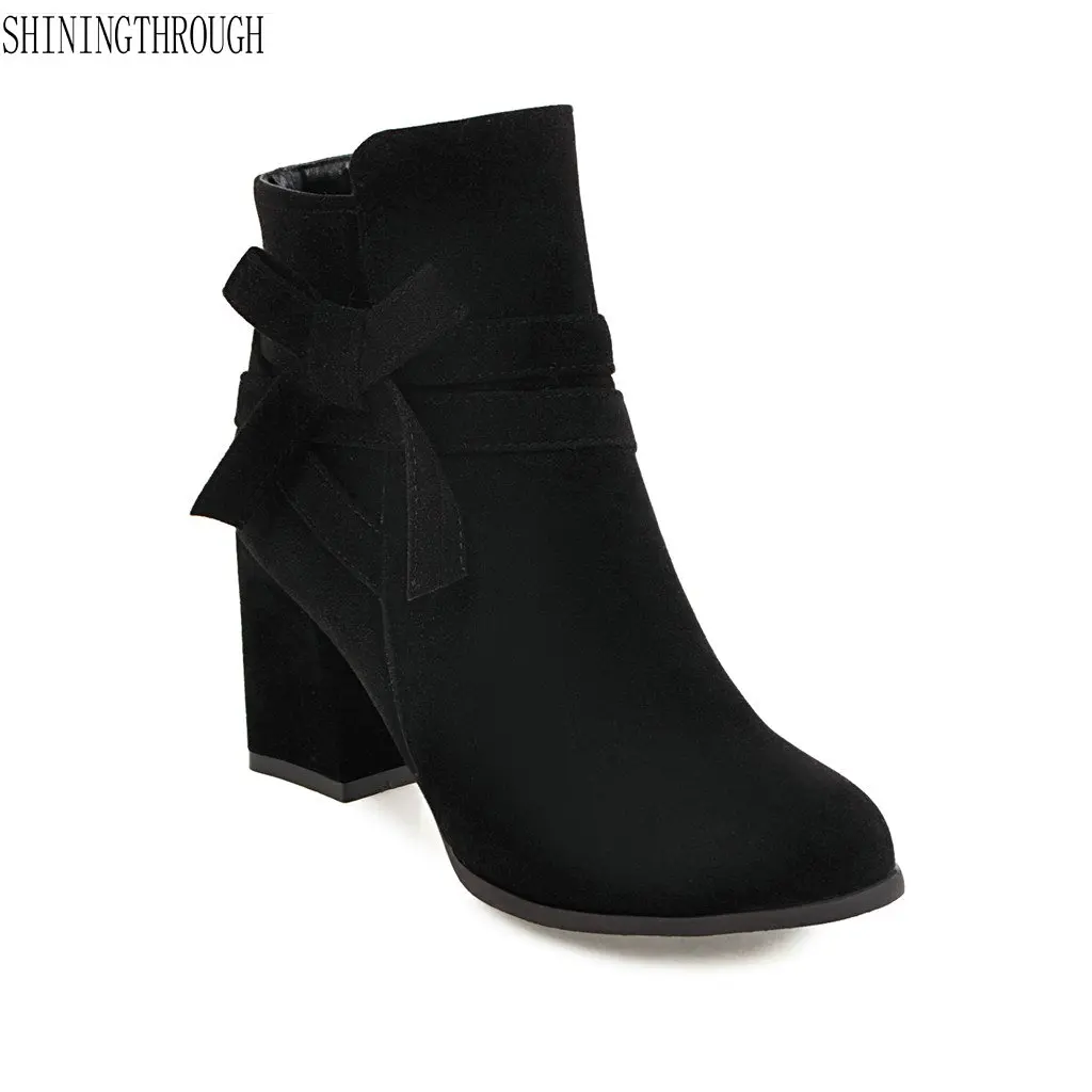 2018 New fashion ankle boots spring autumn women boots sweet bowtie office lady shoes high heels women shoes size 34-43
2018 New fashion ankle boots spring autumn women boots sweet bowtie office lady shoes high heels women shoes size 34-43